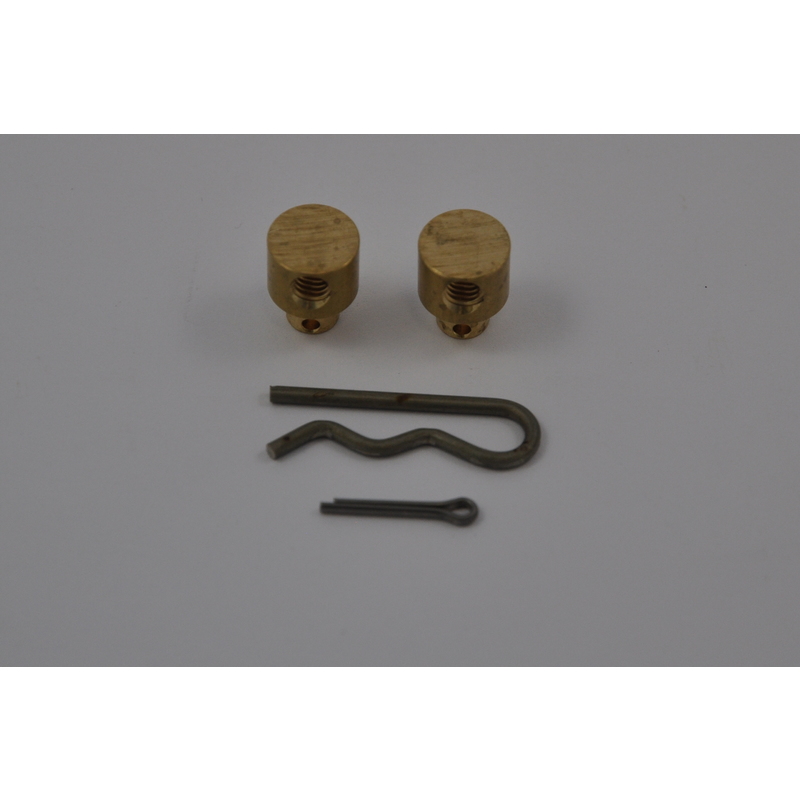 TFX Drehzapfen-Satz mit Splint und Spange TFX Drehzapfen-Satz mit Splint und Spange