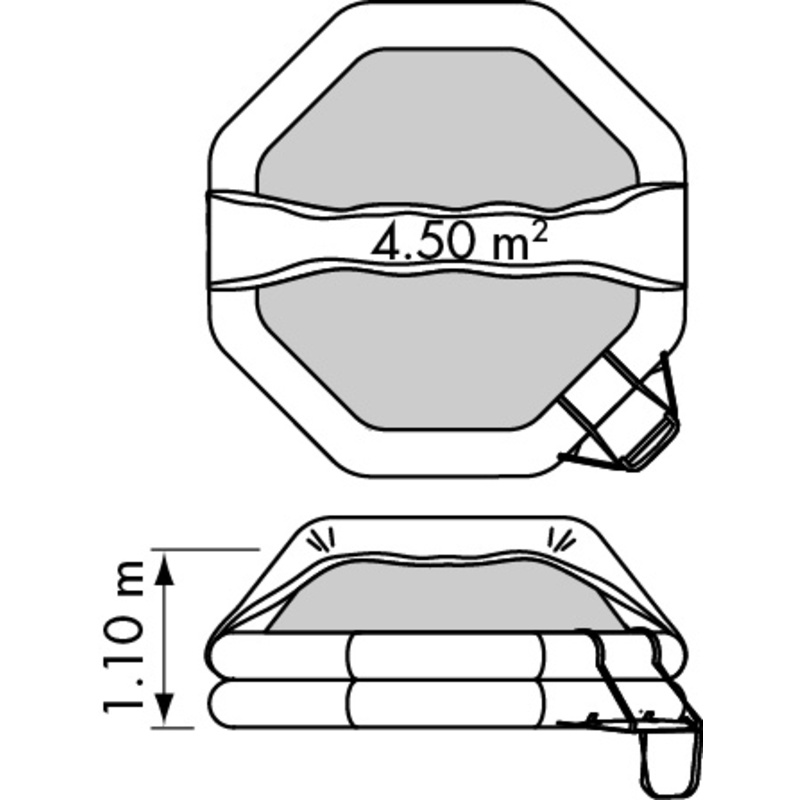PLASTIMO Tranceocean ISAF, 12 Pers., >24h , Cont. PLASTIMO Tranceocean ISAF, 12 Pers., >24h , Cont.