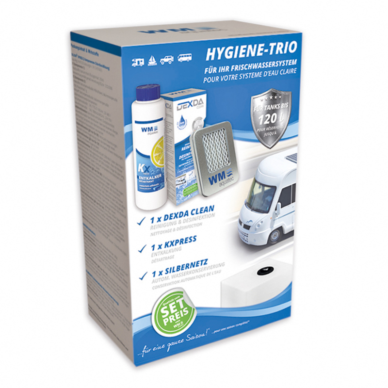 WM aquatec Hygiene Trio für Tanks bis 50 Liter