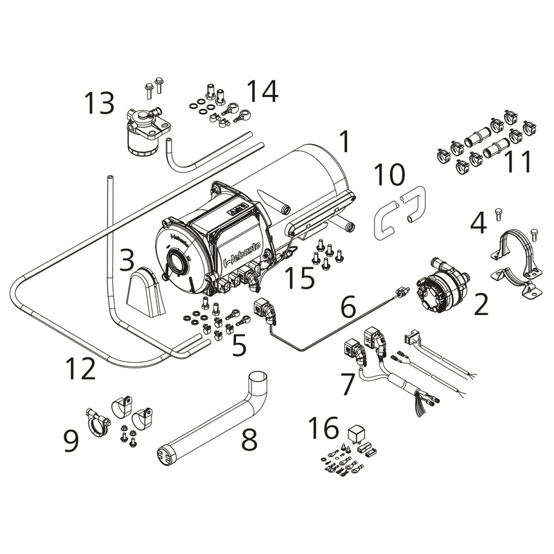 Webasto LU TTP120 24V BASIC Webasto LU TTP120 24V BASIC