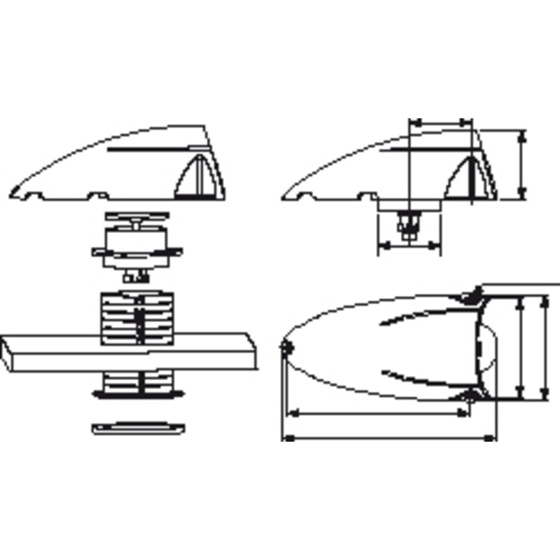 PLASTIMO DORADEBOX STROMLINIENFOERMIG