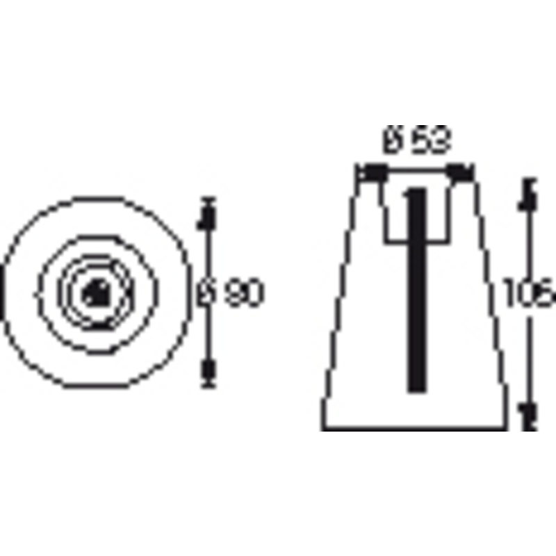 PLASTIMO HANGING ANODE ALU 1KG