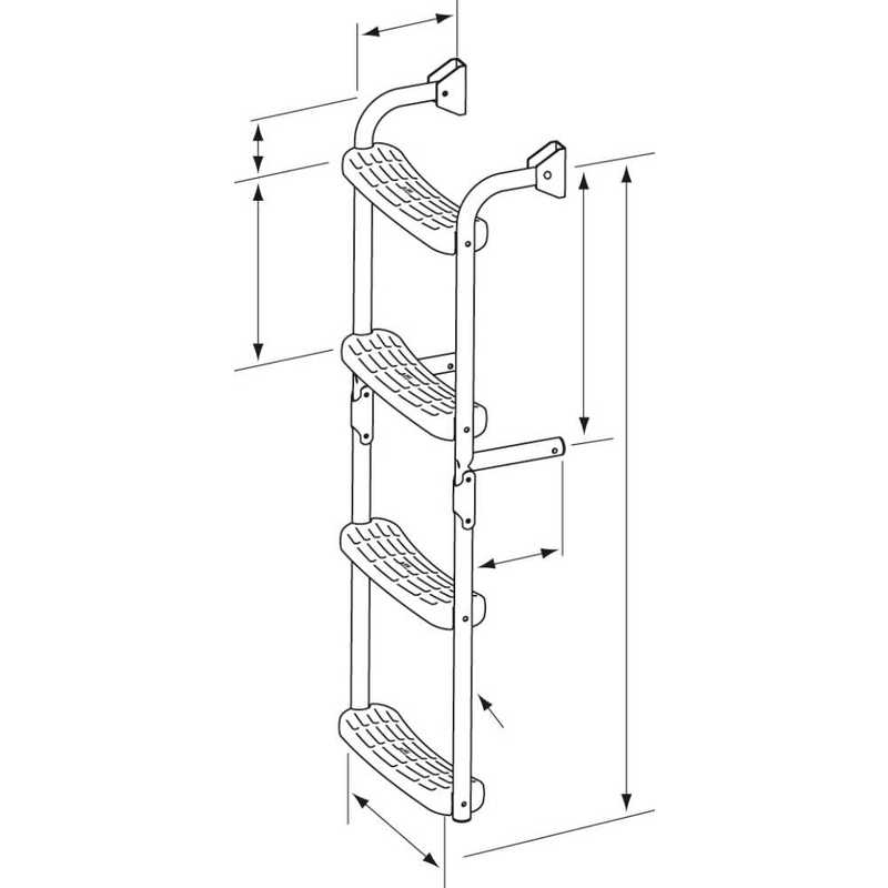 PLASTIMO INOX LEITER KLAPPBAR 3+3 STUFEN GRAU 90D