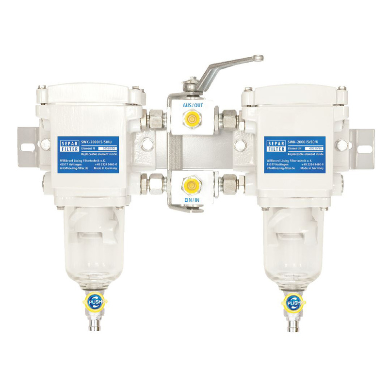 Separ SWK-2000/5/50 Wasserabscheider/Kraft.-Filter Separ SWK-2000/5/50 Wasserabscheider/Kraft.-Filter