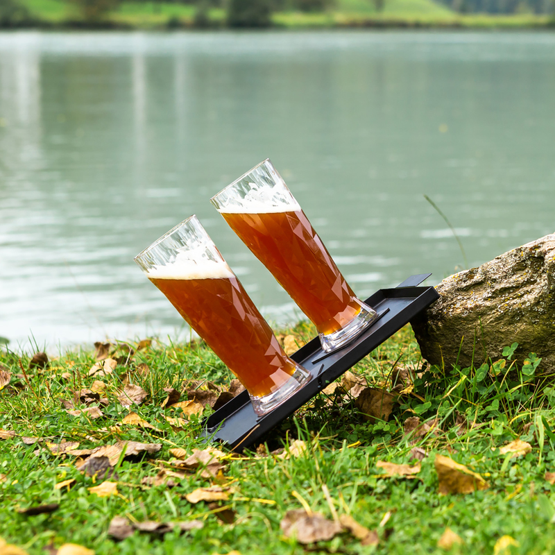 Silwy Hightech Kunststoffgläser Bier, 2er Set