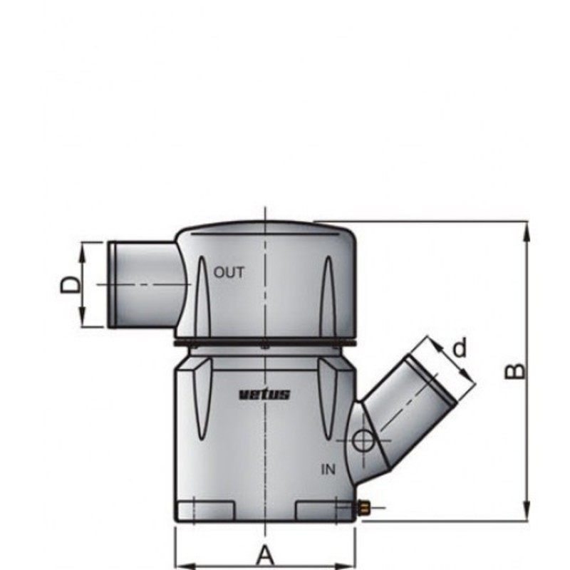 Vetus Kunststoff Wassersammler MGP5455 Vetus Kunststoff Wassersammler MGP5455