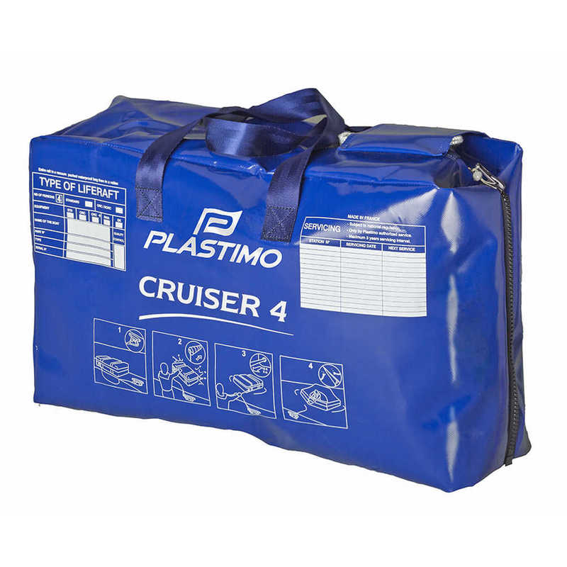 PLASTIMO Cruiser Std. Rettungsinsel, 4 Pers., Tas.