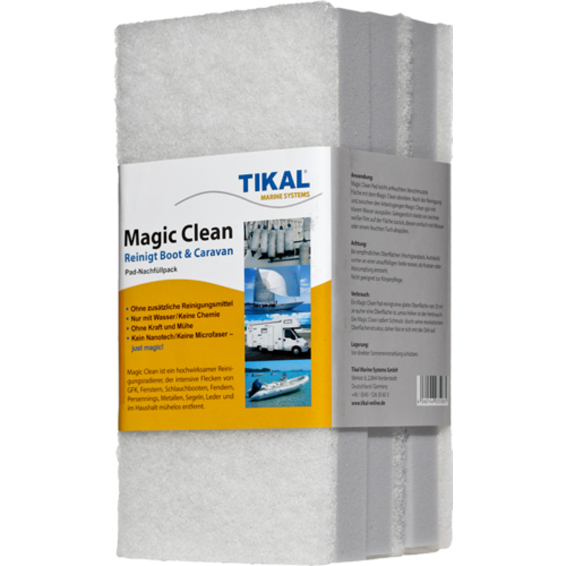Tikal Magic Clean 3 Pads 12x3,5x2 cm Tikal Magic Clean 3 Pads 12x3,5x2 cm