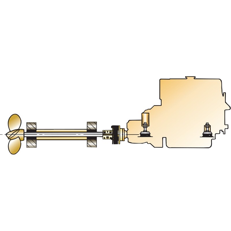 Vetus Flexible Kupplung BULLFLEX8 für 35mm Welle