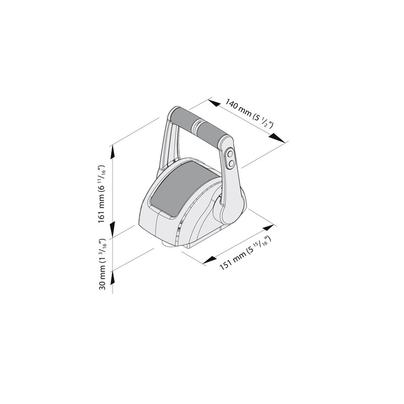 Vetus Bedienpult für 1 Motor, Hebel links
