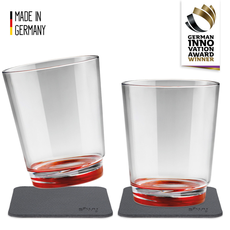 Silwy Trinkbecher 'Ready Red', 0,25 l, 2er Set Silwy Trinkbecher 'Ready Red', 0,25 l, 2er Set