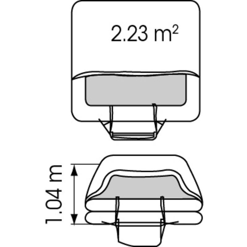 PLASTIMO Tranceocean ISAF, 6 Pers., PLASTIMO Tranceocean ISAF, 6 Pers.,