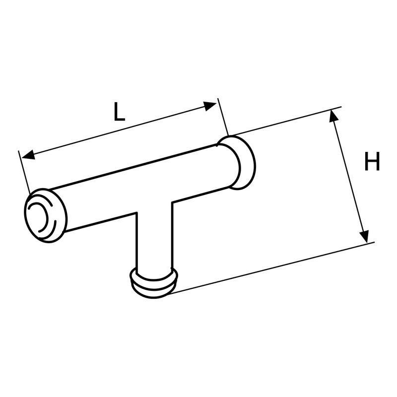 Webasto Brennstoffentnehmer 8x5x8 L=50 H=28 T-Stu