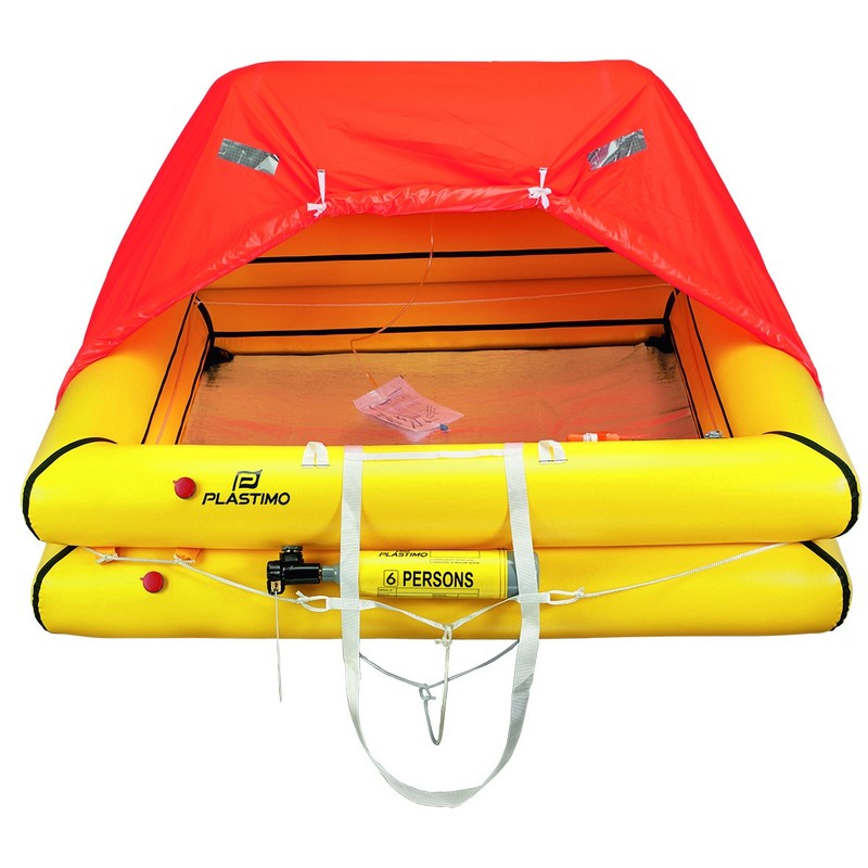 PLASTIMO Cruiser Std. Rettungsinsel, 6 Pers., Tas.