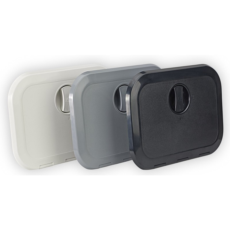 PLASTIMO Zugangsluke mit Box Grau