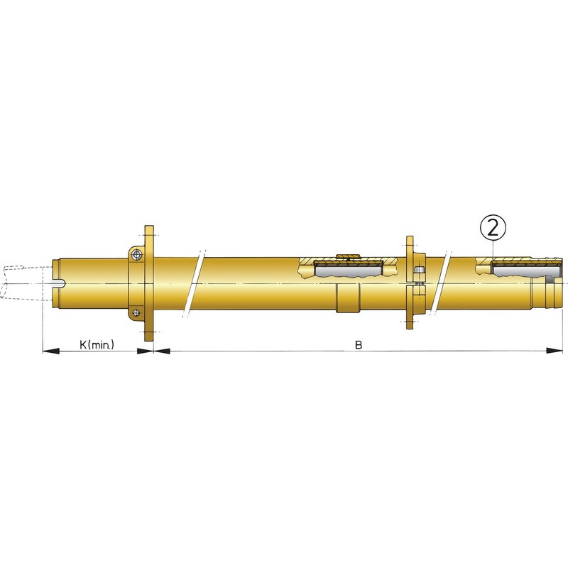 Vetus Drittes Lagerr für Bronze-Stevenrohr Ø 50 mm Vetus Drittes Lagerr für Bronze-Stevenrohr Ø 50 mm
