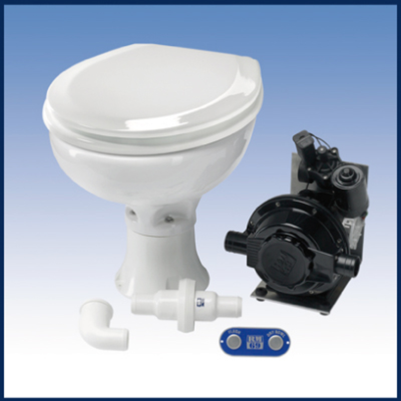 RM Yacht-WC mit sep.Pumpe 12V gr.Becken