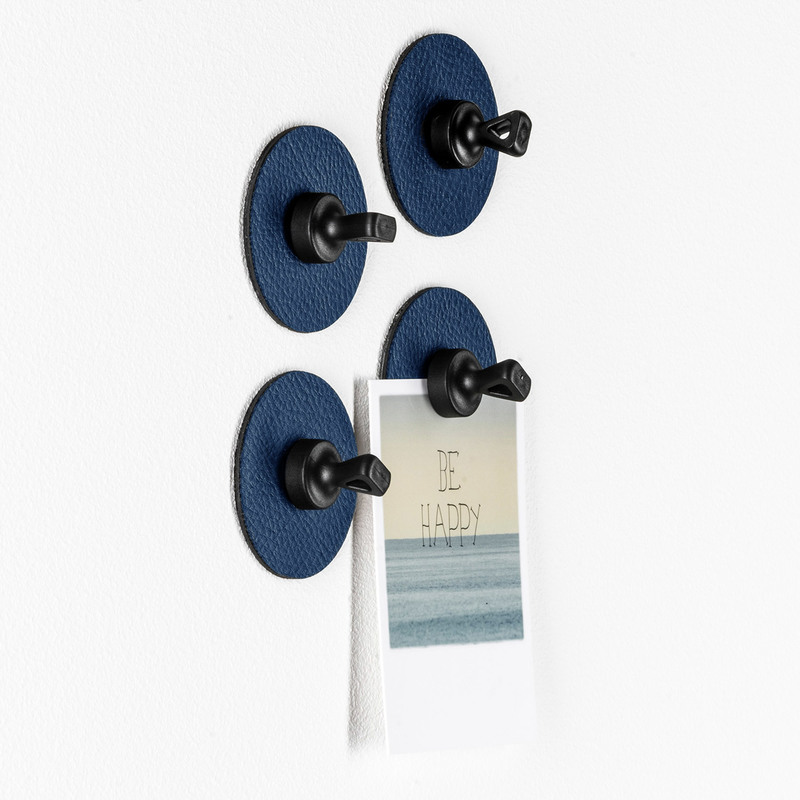Silwy Magnet Pin Flex, blau, 4er Set