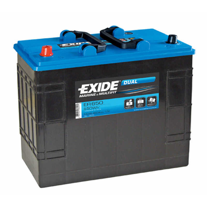 Exide Dual Säure-Batterie, 142Ah, 650Wh, 12V