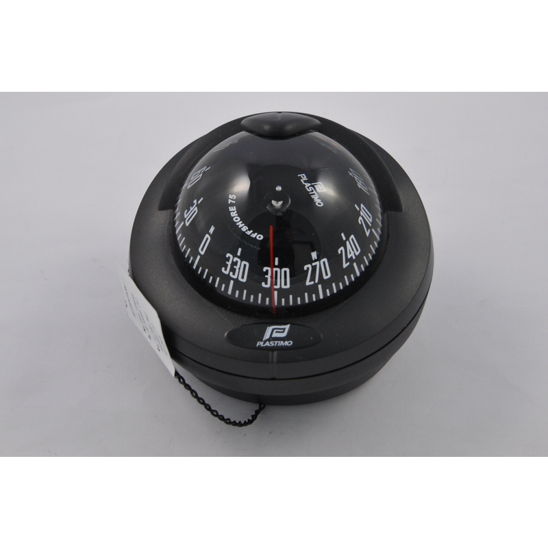 PLASTIMO Offshore 75 Kompass, schwarz, Mini-Sockel PLASTIMO Offshore 75 Kompass, schwarz, Mini-Sockel