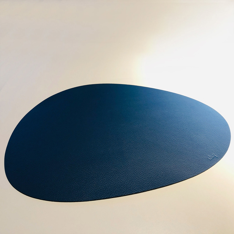 Silwy Platzset groß mit Lederbeschichtung, blau Silwy Platzset groß mit Lederbeschichtung, blau