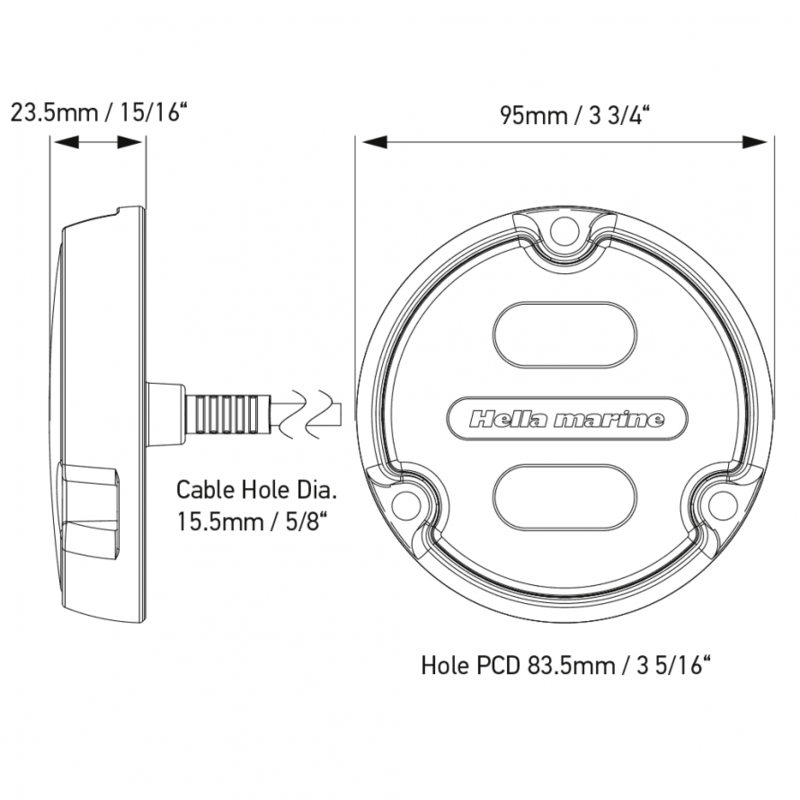 Hella Apelo A1 RGB, anthrazit