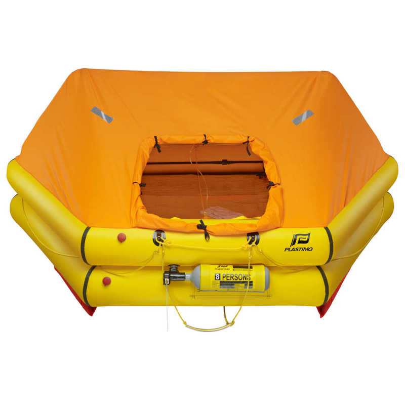 PLASTIMO Cruiser Std. Rettungsinsel, 8 Pers., Tas.
