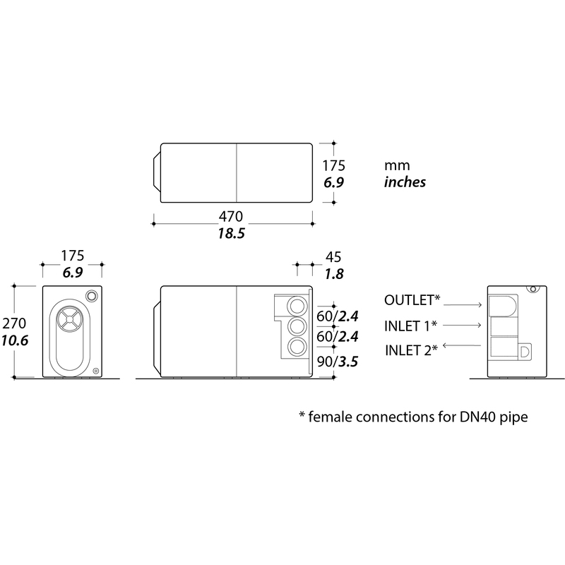 Tecma 'Sanisplit NK3' 230V AC