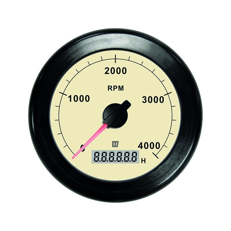 Vetus Drehzahlmesser, creme, 0-4000 1/min Vetus Drehzahlmesser, creme, 0-4000 1/min