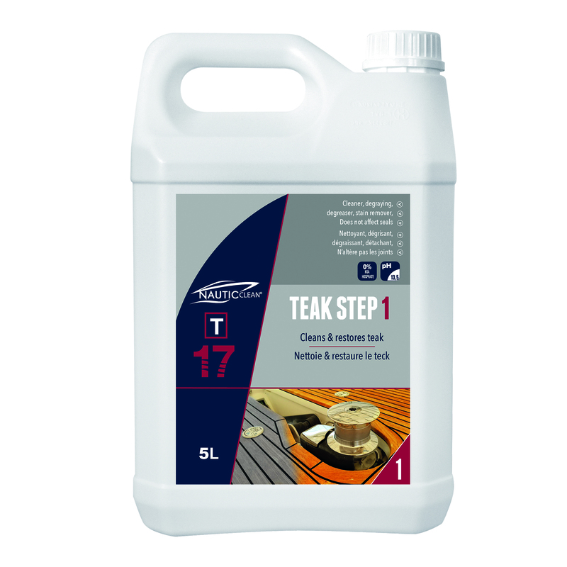 NAUTICclean T17 Teak Reiniger Step 1, 5 L NAUTICclean T17 Teak Reiniger Step 1, 5 L